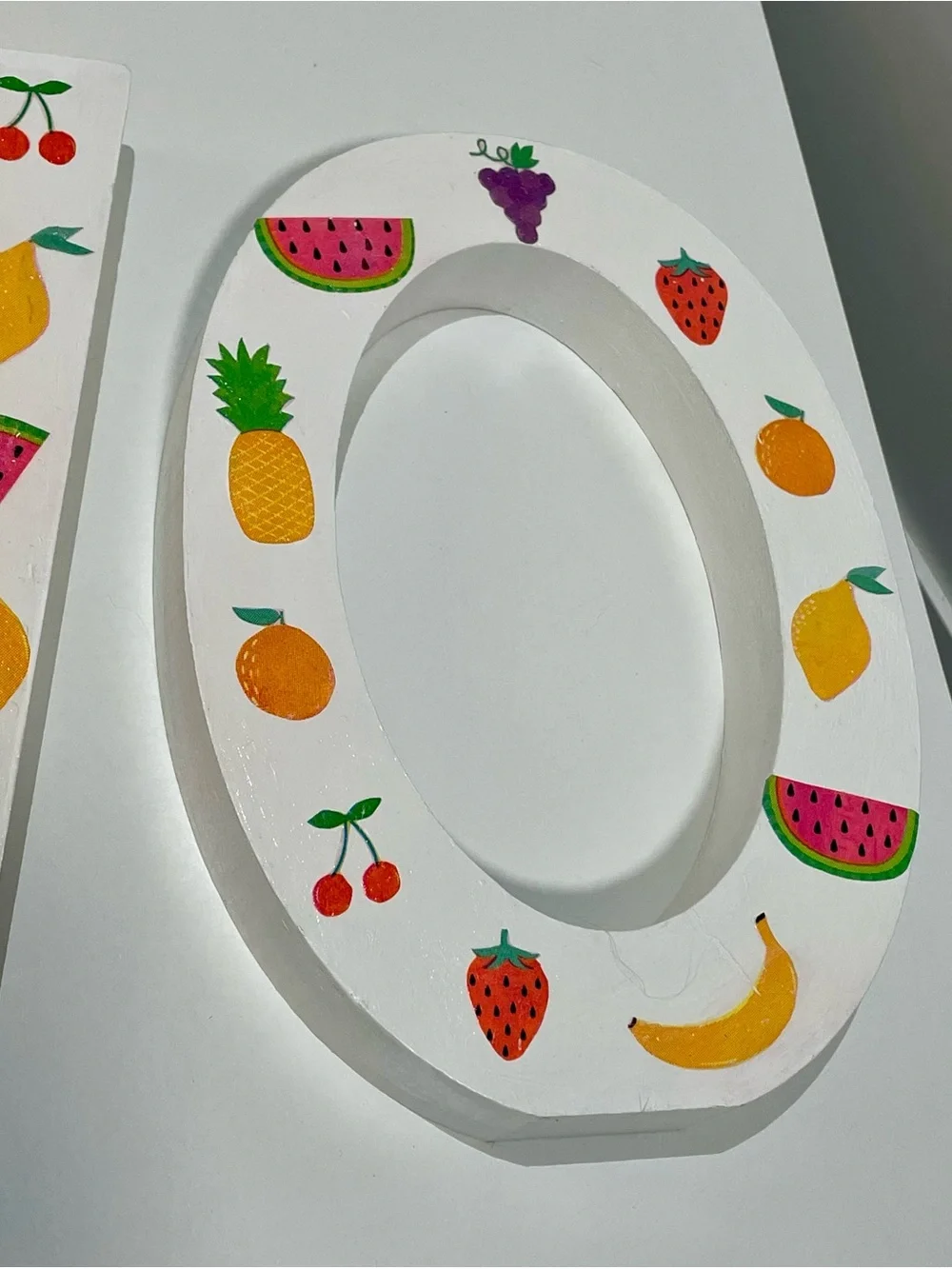 “Twotti Frutti” TWO Birthday Letters, 2nd Birthday, Party Decor